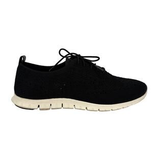 Cole Haan Zerogrand Black Knit Oxford Sneakers - Women's Size 11B